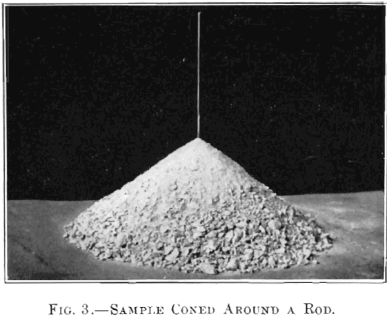 ore-sample-coned-around-a-rod