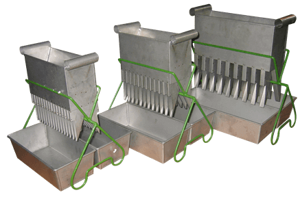 low cost sample-riffle-splitter