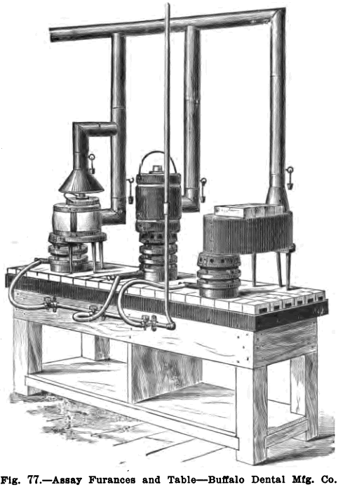 design-equipment-of-small-laboratory-assay-furnaces-and-table