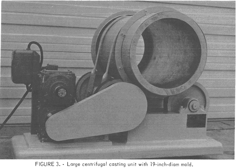 large centrifugal casting unit