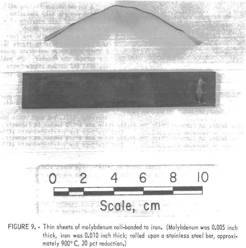 thin sheets of molybdenum