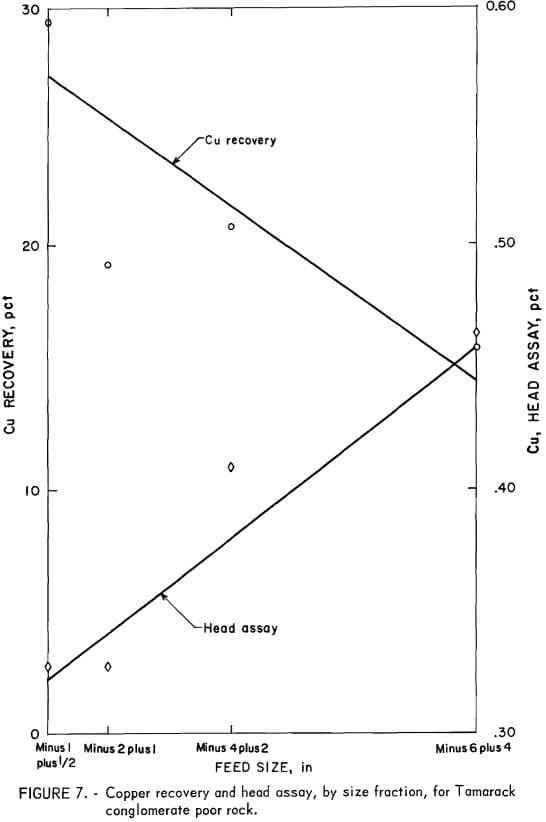 copper recovery and head assay-2