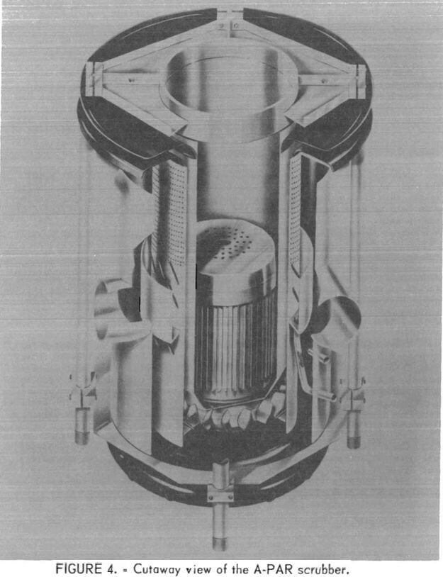 cutaway view of the a-par scrubber