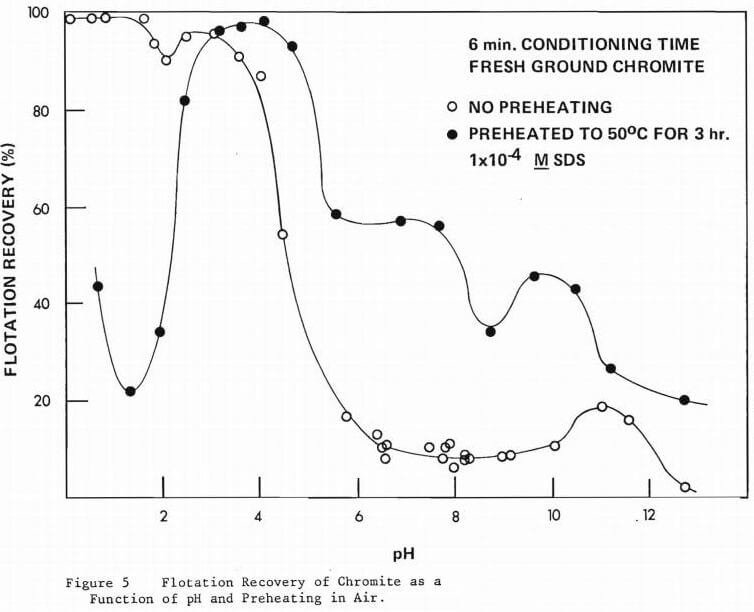 chromite flotation recovery