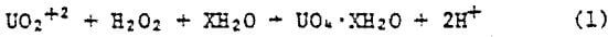 uranium-precipitation-equation