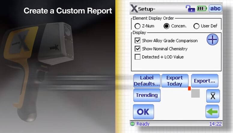 pxrf analyser data