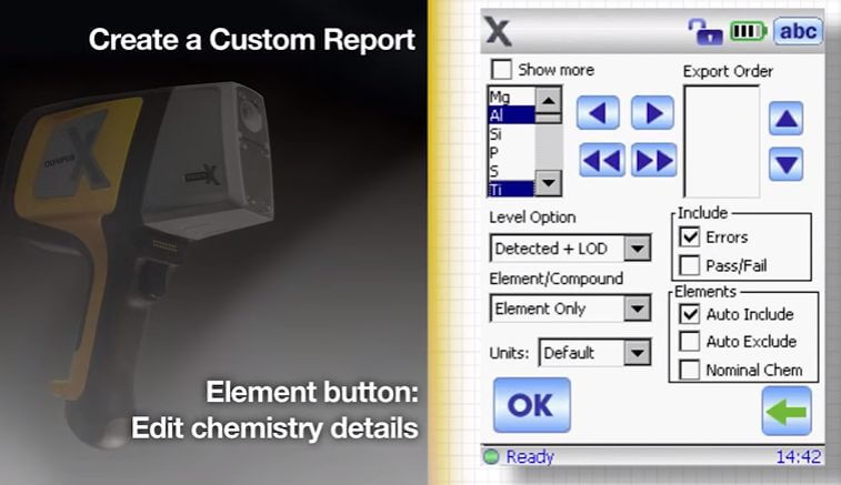 pxrf analyser elements