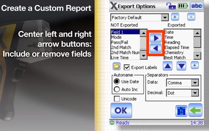 pxrf analyser report