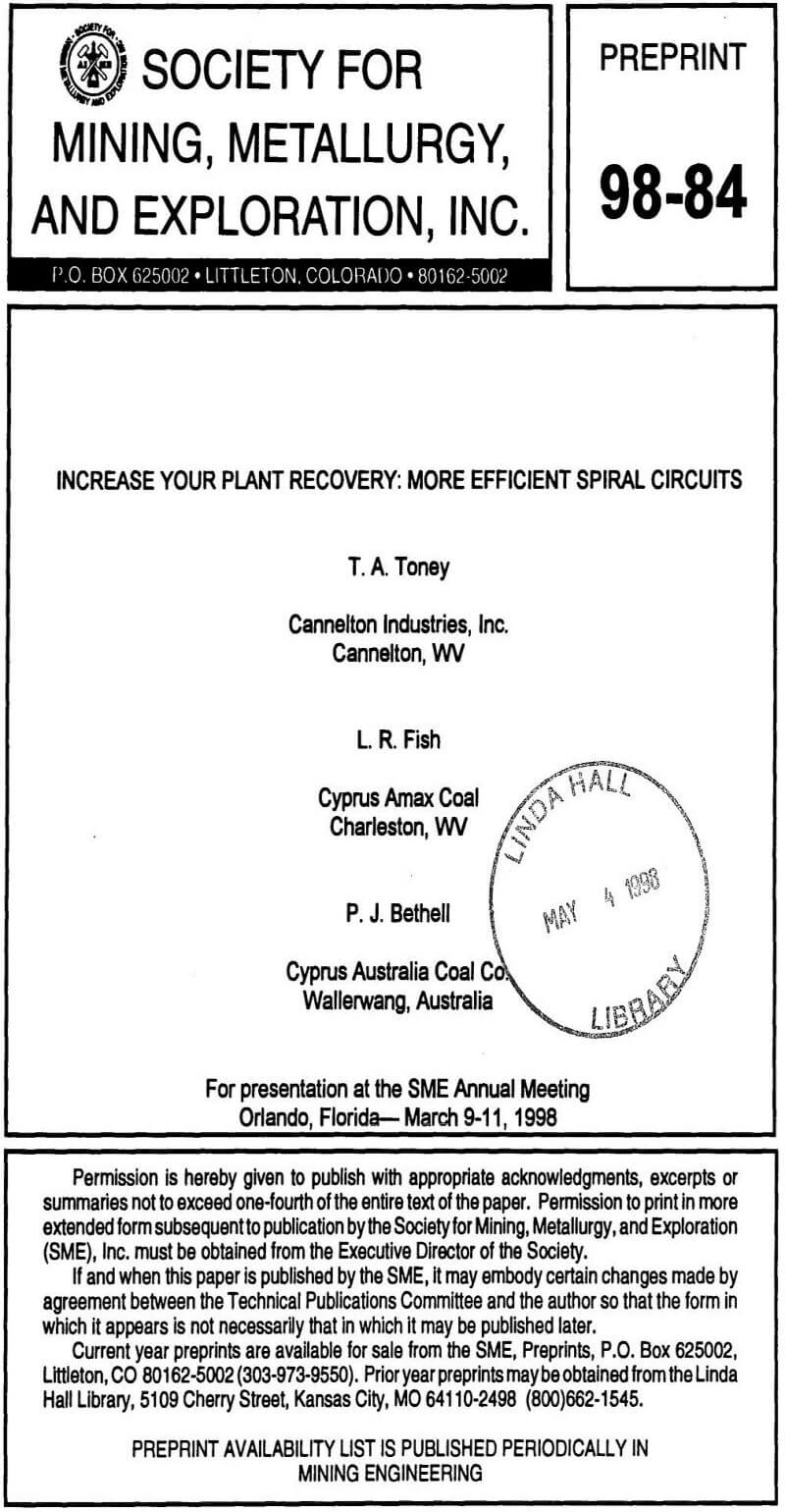 increase your plant recovery more efficient spiral circuits