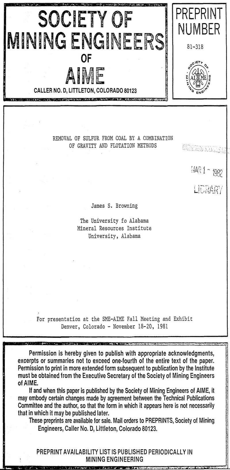 removal of sulfur from coal by a combination of gravity and flotation methods