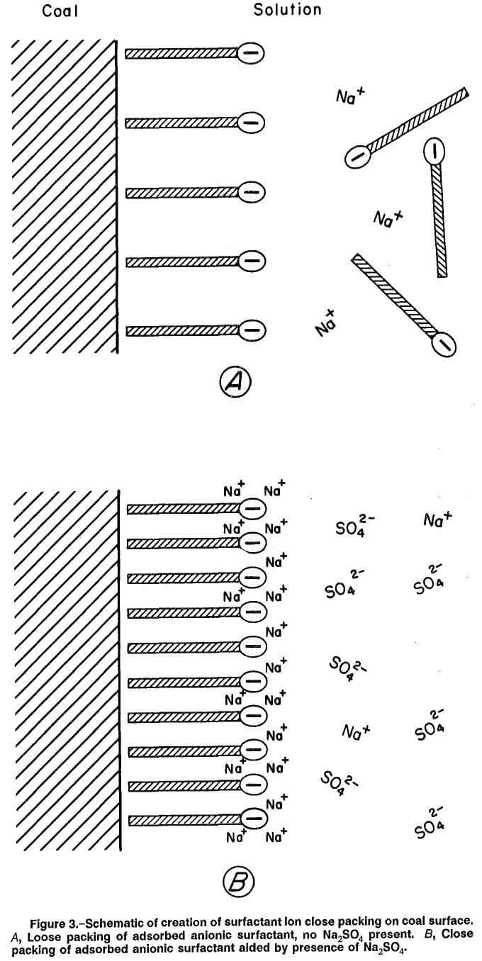 anionic surfactants schematic creation of ion