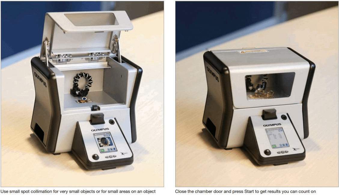 xrf gold analyzer ready to use