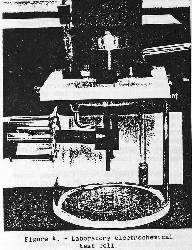 ore grinding laboratory electrochemical test cell