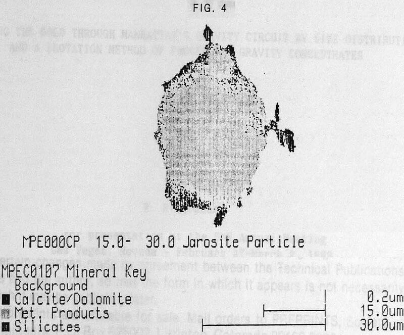 sediments jarosite particle