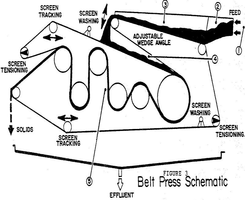 tailings disposal belt press schematic