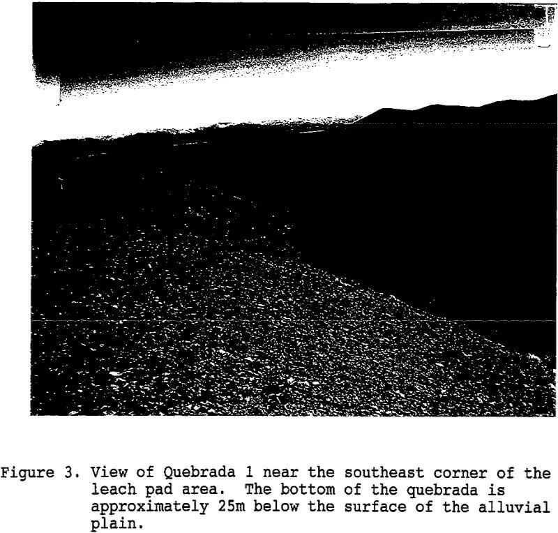 geotechnical view of quebrada