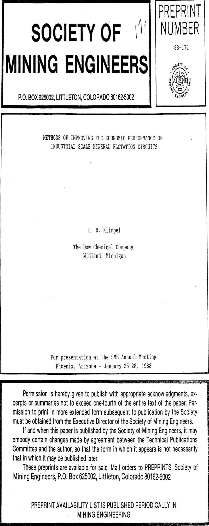 methods of improving the economic performance of industrial scale mineral flotation circuits