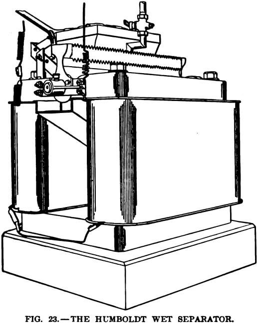 electromagnetic separator humboldt wet separator