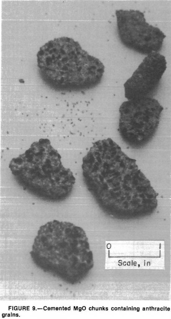 filtration cemented mgo chunks