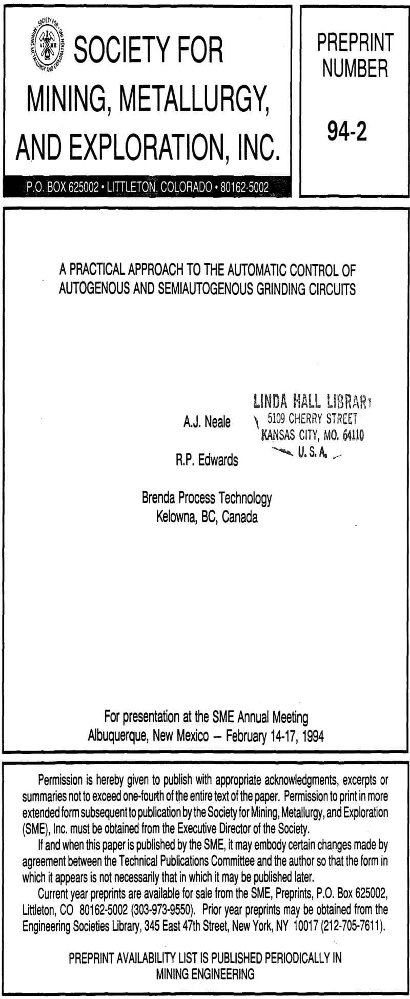 a practical approach to the automatic control of autogenous and semiautogenous grinding circuits