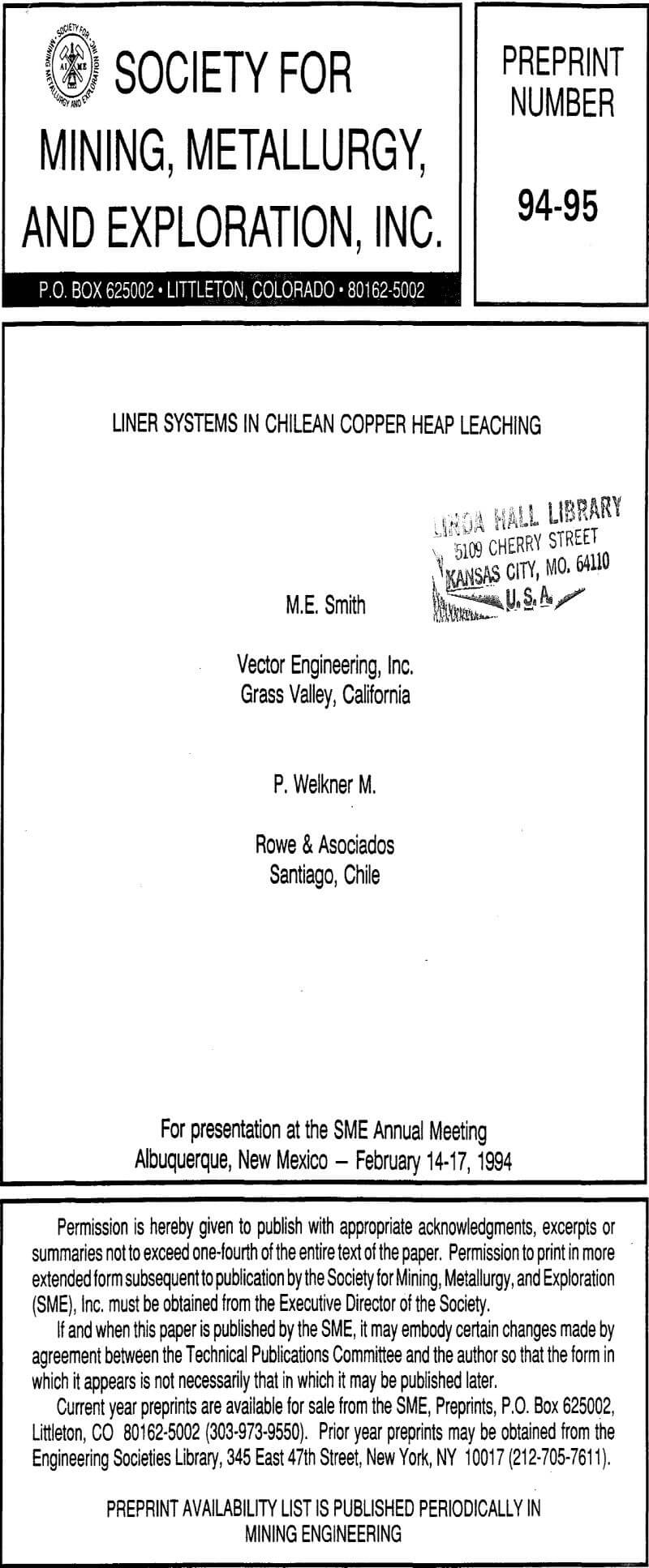 linear systems in chilean copper heap leaching