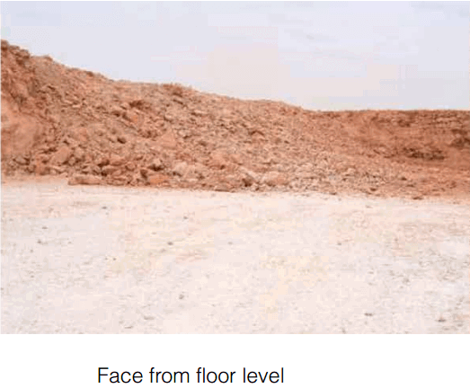 air decking improve rock blasting efficiency face from floor level