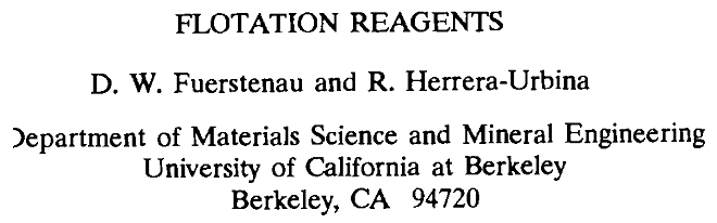 flotation-reagents