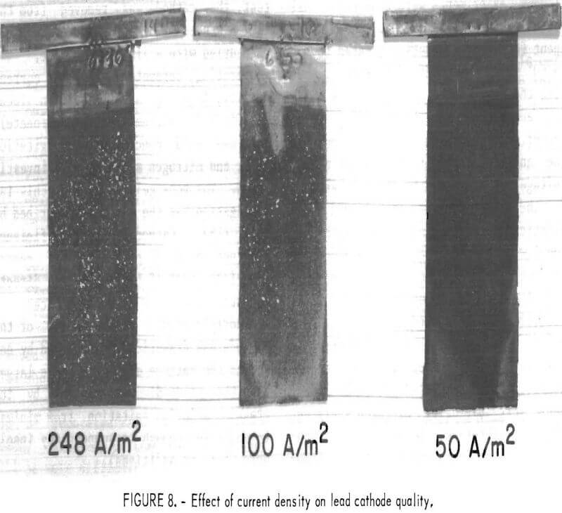 leach-solution lead cathode quality