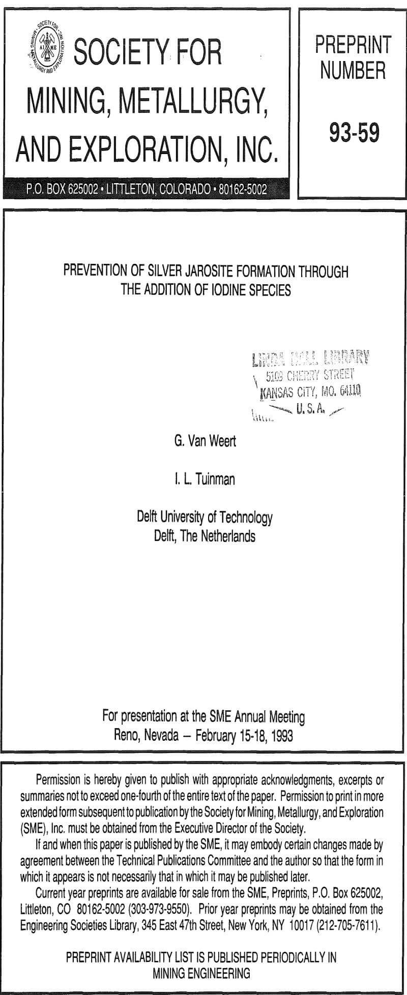 prevention of silver jarosite formation through the addition of iodine species