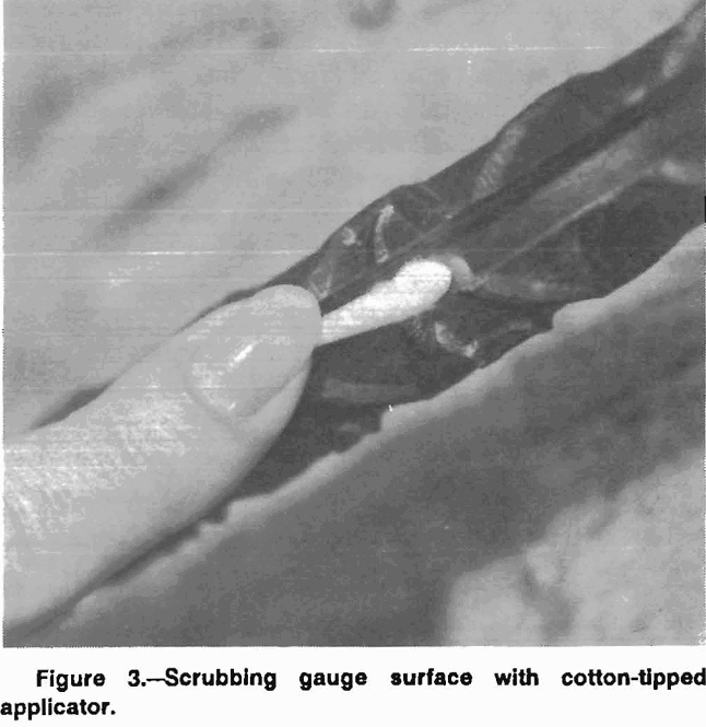 rock bolt scrubbing gauge surface