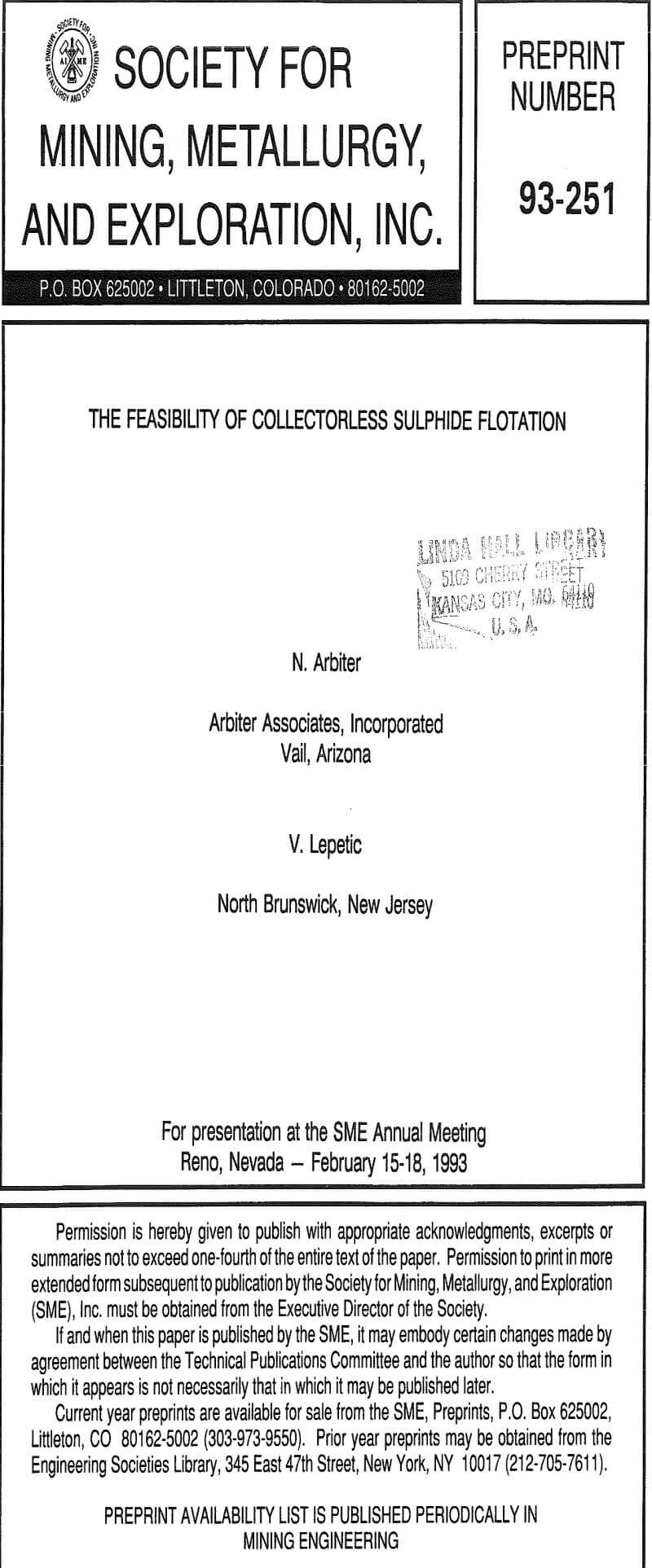 the feasibility of collectorless sulphide flotation