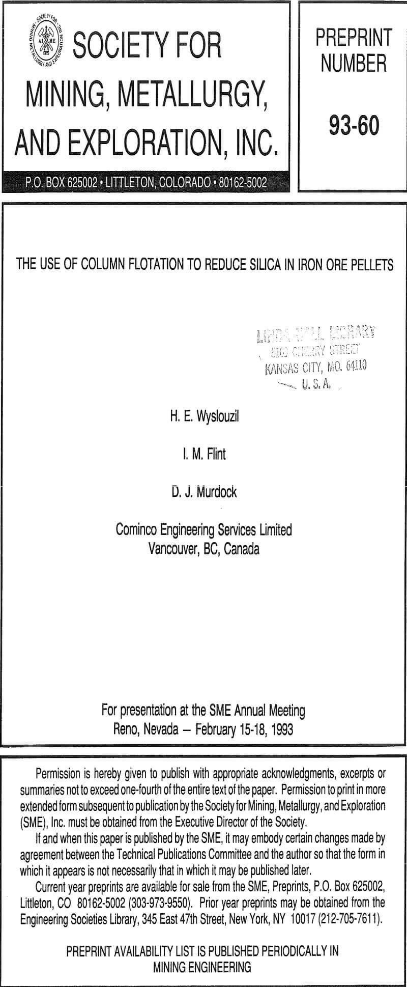 the use of column flotation to reduce silica in iron ore pellets