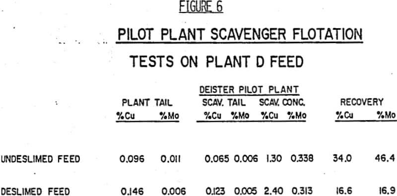 column flotation cell scavenger flotation