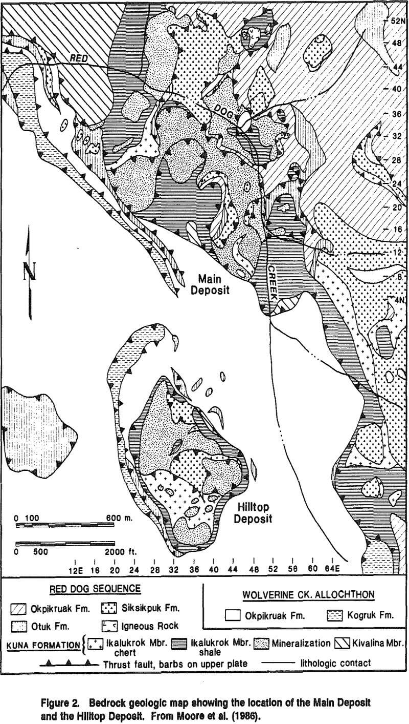 geology bedrock map