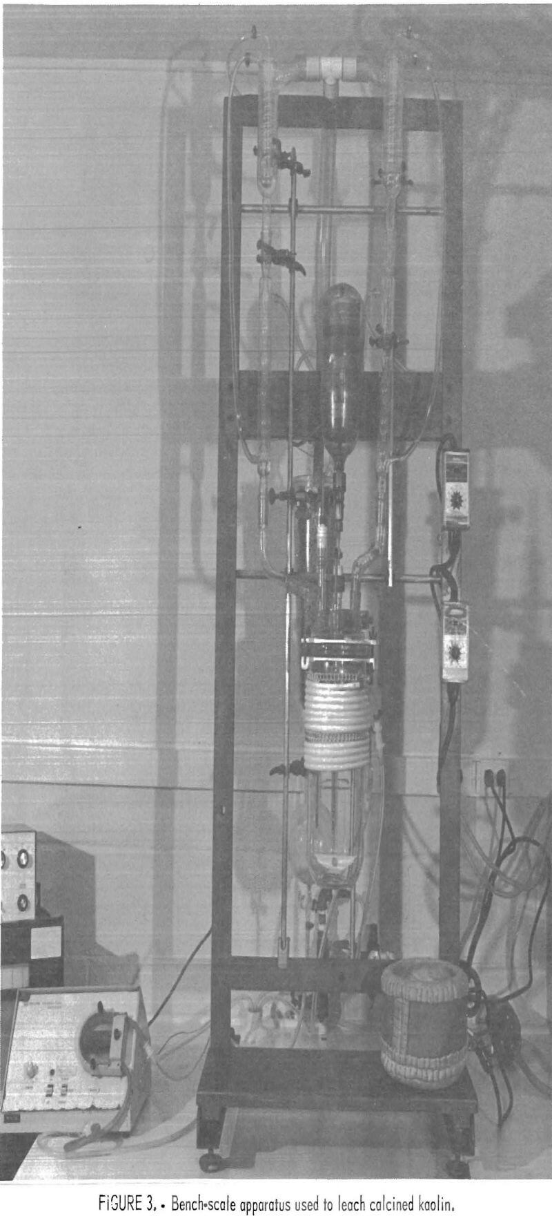 alumina-miniplant bench-scale apparatus