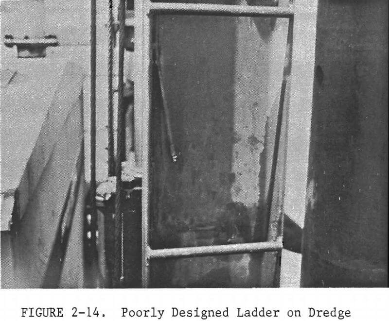 dredge poorly designed ladder