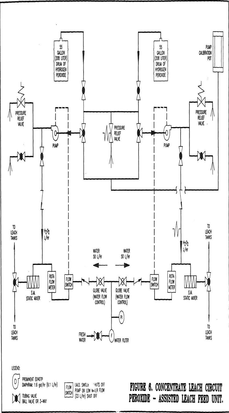 flotation concentrate assisted leach feed unit