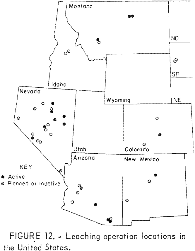 gold and silver leaching operation location