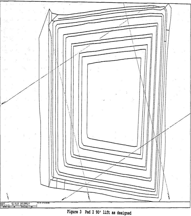 heap-leaching pad 2 90 lift as designed