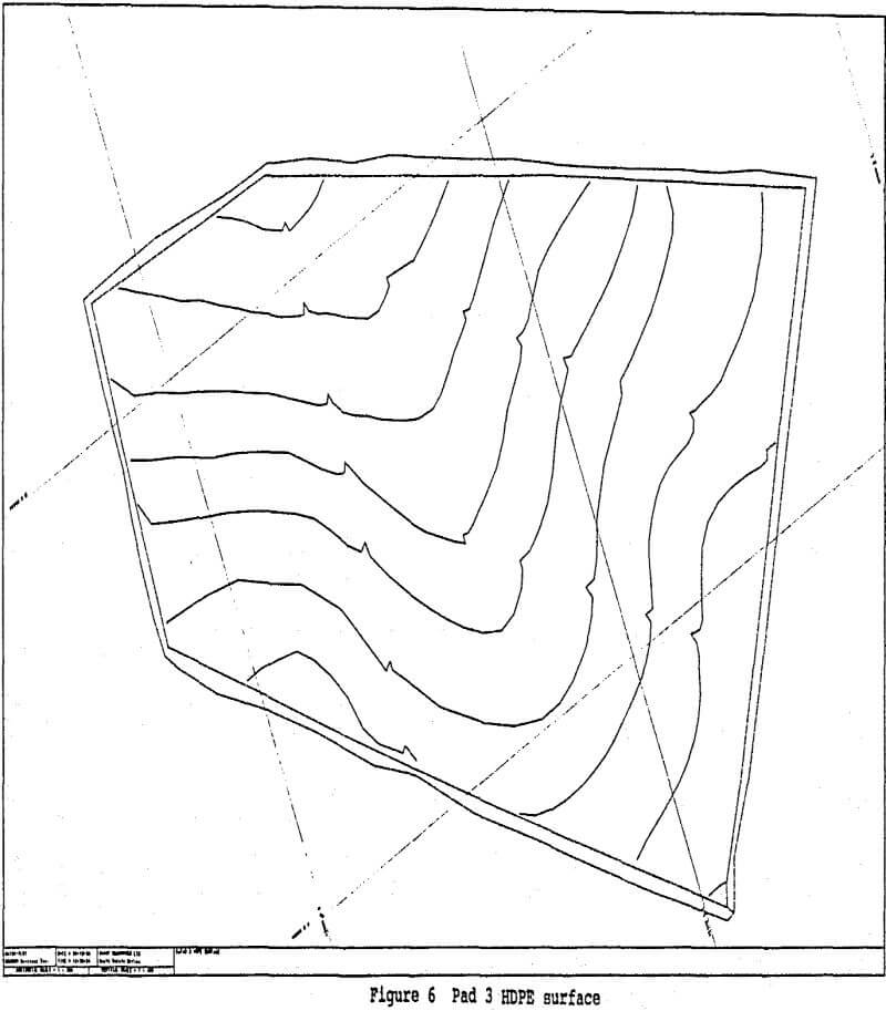 heap-leaching pad 3 hdpe surface