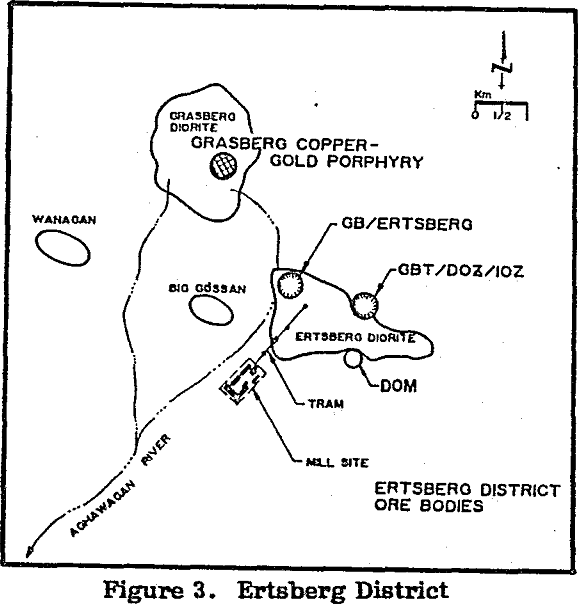 porphyry copper-gold erstberg district