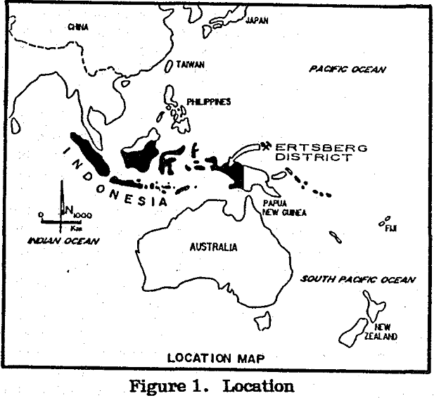 porphyry copper-gold location