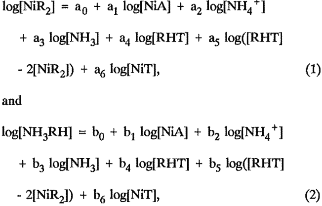 solvent-extraction-logarithmic-equation