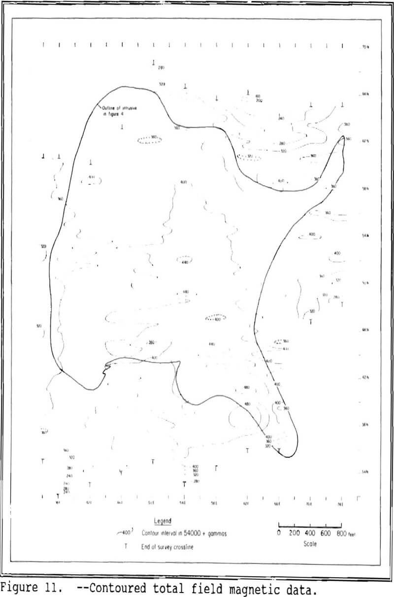 tin-tungsten greisen mineralization magnetic data