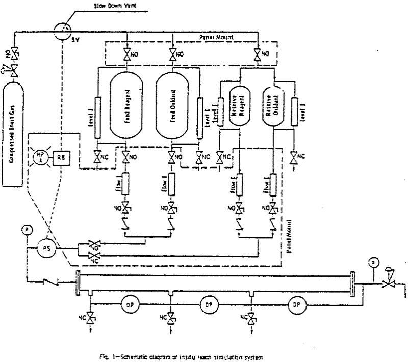 leaching simulation system