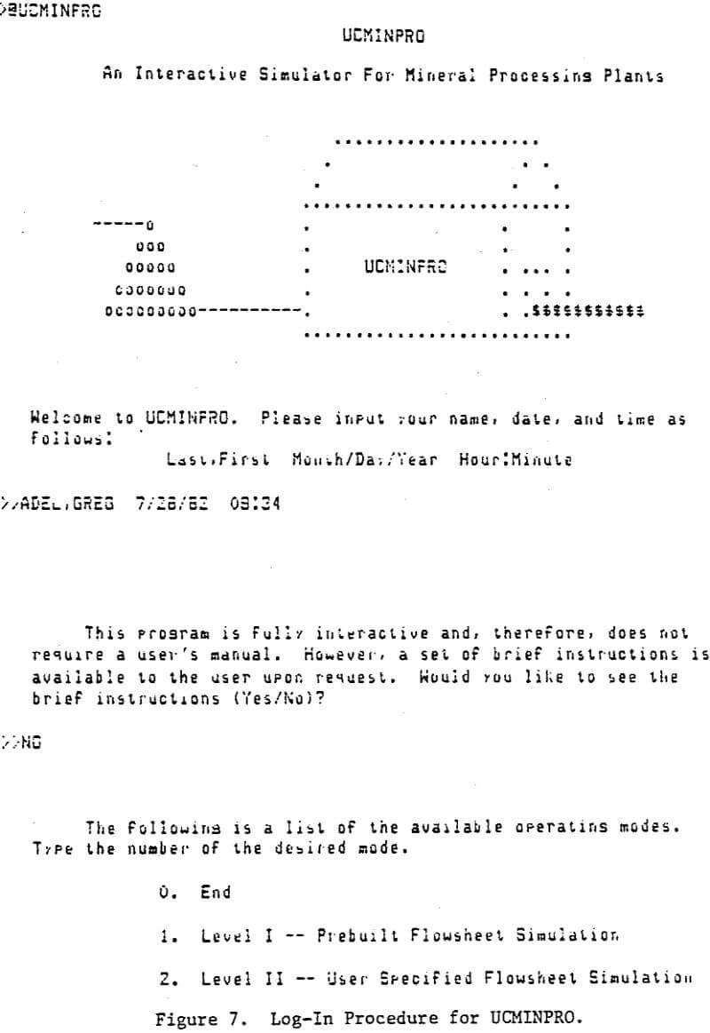 mineral-processing-circuit log-in procedure