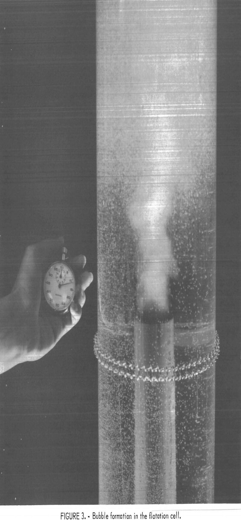 molybdenum removal bubble formation