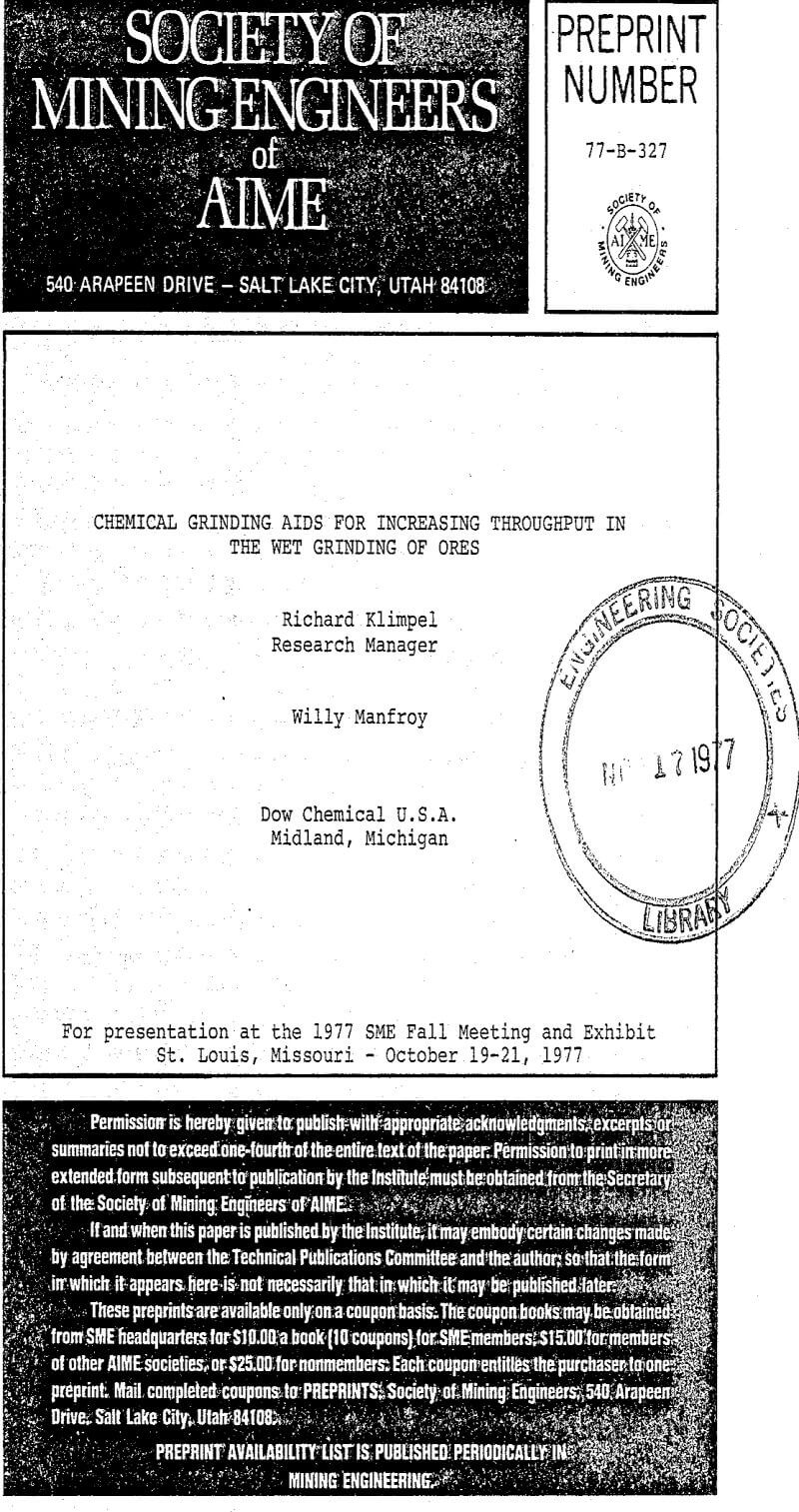 chemical grinding aids for increasing throughput in the wet grinding of ores