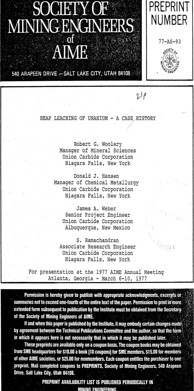 heap leaching of uranium