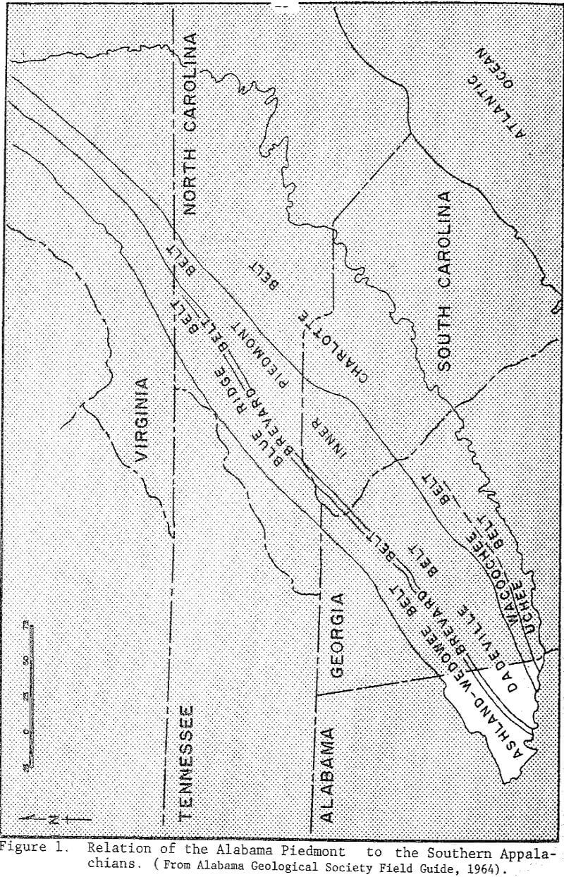 gold relation of the alabama piedmont